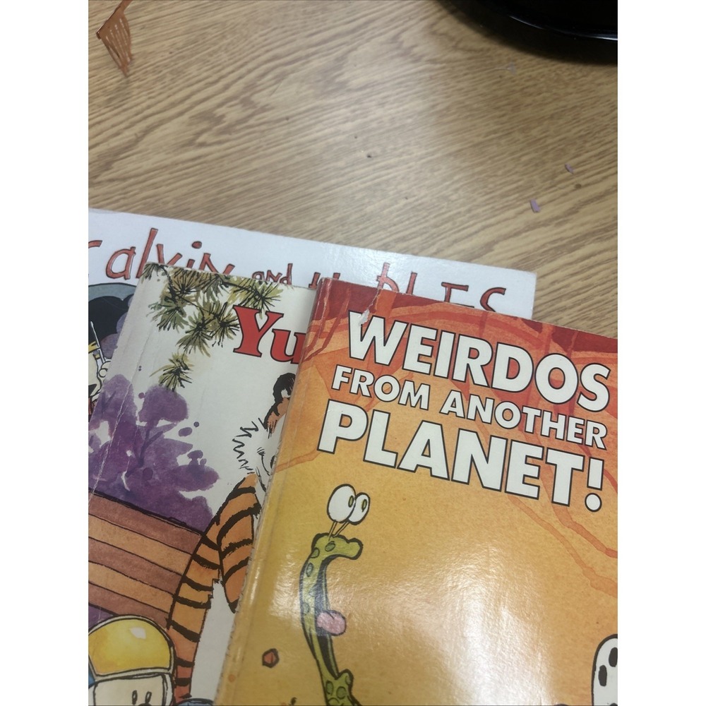 Calvin and Hobbes Lot of 3 Books Vintage Yukon Ho! Calvin &Hobbes Weirdo - Picture 5 of 12